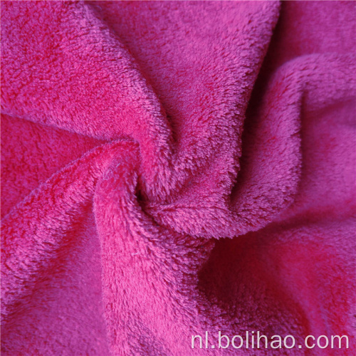 Geverfd Coral Fleece Fabric